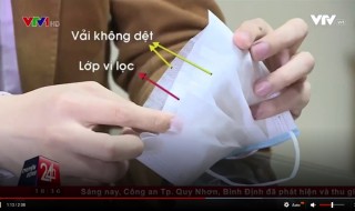 VTV hướng dẫn cách phân biệt khẩu trang y...